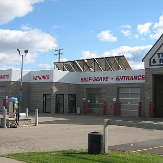 Carwash Building Fascia